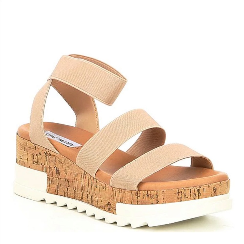 Steve Madden Bandi Elastic Flatform Sandals